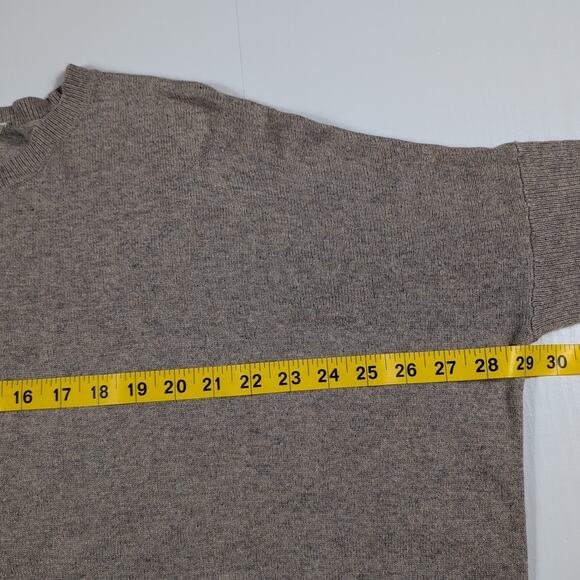 Acrobat Women’s Silk Cashmere Sweater XS/S Gray Asymmetrical Hem Split Side Knit - Picture 9 of 10